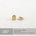 Gold Hoop Earrings for Women,14K Gold Plated Diamond Huggie Hoop Earrings for Women Wedding Gift For Woman Christmas Gift