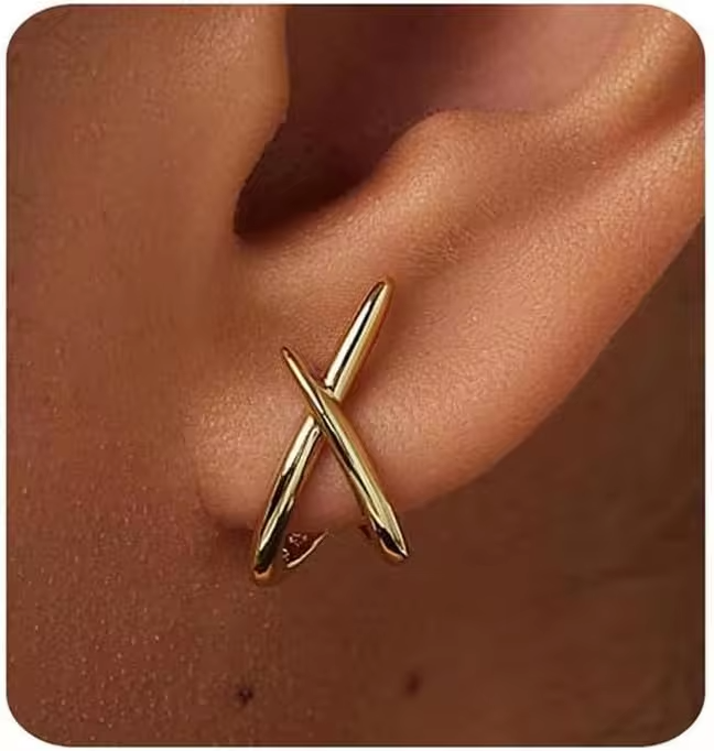 Gold Earrings for Women Trendy Gold Stud Earrings Dainty Earrings Simple Silver Earrings Hypoallergenic Earring for Women Gifts